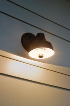 LEDs were used in the house's exerior luminaires as well.
