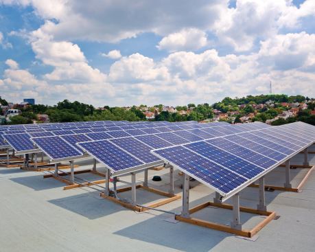 A 26-kW PV array mitigates energy use during peak load hours between 11 a.m. and 3 p.m.

