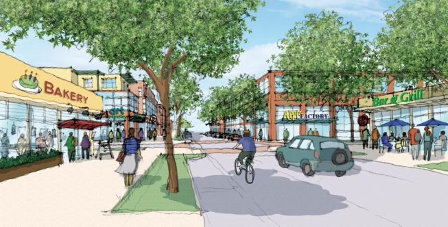 Another sketch of East Franklinton.

