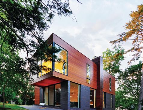 Located in a Madison, Wis., neighborhood that boasts houses by Louis Sullivan and Frank Lloyd Wright, Nexus house makes its own contemporary statement.