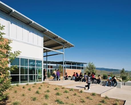 At High Tech High Chula Vista, "one of the big goals was to use the school as a teaching tool," says Maxine Ward, architect at Studio E Architects.