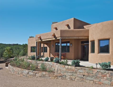 The net-zero, 4,150-square-foot Emerald Home serves as the pilot project for Santa Fe's green building code.