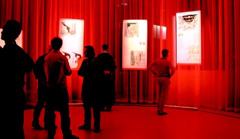  A display of the City.People.Light workshop findings (above). 