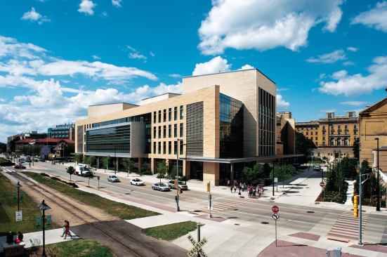 More than 

20 percent of the construction materials in the LEED Gold Wisconsin Institutes for Discovery, designed by Ballinger, contained 

recycled content.