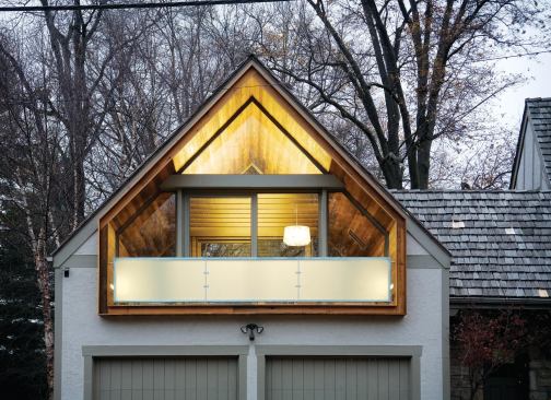 El Dorado Architects added a new playroom addition above the garage of the Tyler residence in Leawood, Kan.