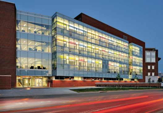 University of Kentucky Health Services BuildingArchitect: Omni Architects, Lexington.

Completion: 2008.

Brief: $170 million; winner, AIA Kentucky 2008 Honor Award for Design Excellence.