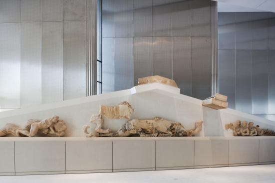 New Acropolis Museum, Athens, Greece, Bernard Tschumi Architects, 2009 (installation of pediment statuary)