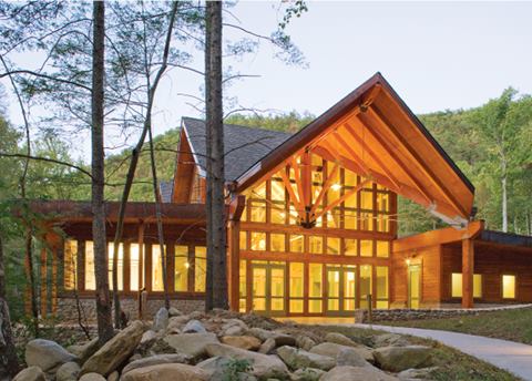 The building uses a substantial amount of glass, which resulted in the architects and lighting designers paying careful attention to the electric lighting to ensure the facility did not disturb its natural surroundings when illuminated at night.AL080305042L1.jpgCLICK TO VIEW IMAGE GALLERY.