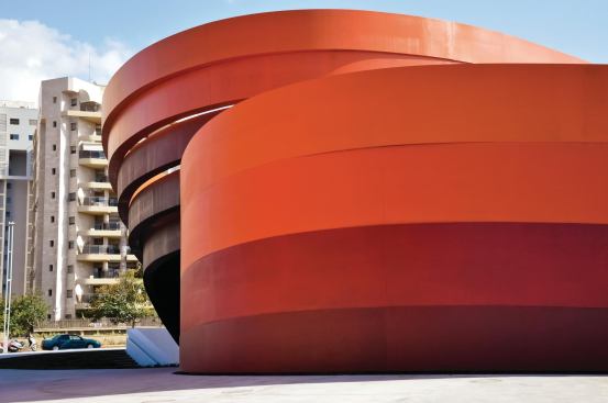 The largest architecture project yet undertaken by London-based Ron Arad Associates, the 44,000-square-foot Design Museum Holon was four years in the making. The undulating Cor-Ten ribbons of its façade are part ornament, part structure.