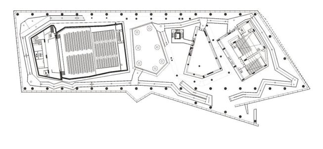 Floor plan, Raif Dinçkök Yalova Cultural Center
