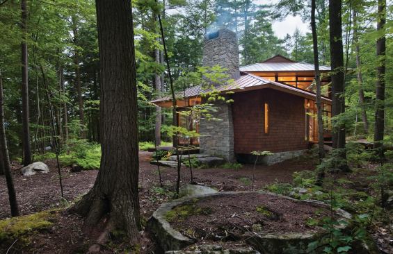 The house was constructed as a companion to the original home, which was built in the 1960s.