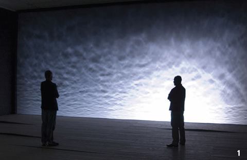 A sampling of artist Olafur Eliasson's work. His first retrospective in the United States,Take Your Time is on view at the San Francisco Museum of Modern Art through February 24, 2008. (1) Notion Motion, 2005 