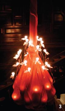 (3) One chandelier at the Cooper-Hewitt, 2007