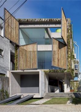 Architecture firm Triptyque's project, “Harmonia 57,” received the award in the “Built Environment” category for its exploration of an intelligent, green façade with a water misting system.