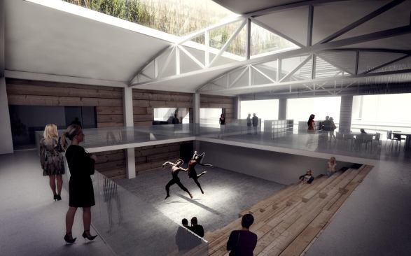 Performance venue.