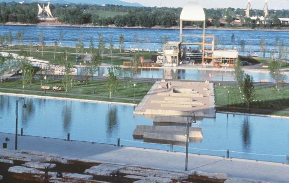 Redeveloped esplanade