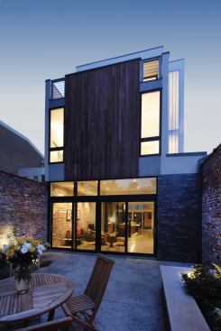 The project's rear elevation.