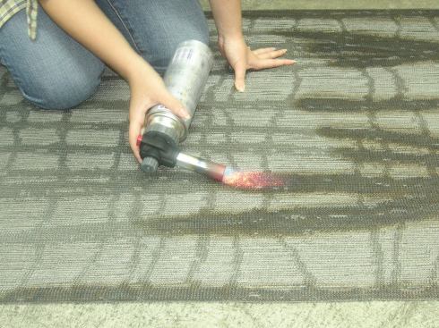 Nuno Corp. hand-torched stainless-steel mesh for its finished look.