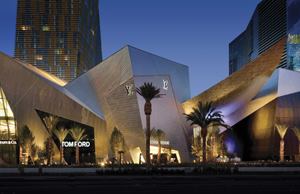 The exterior of Crystals at City Center, Las Vegas.