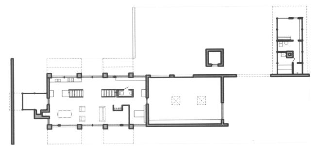The home’s first floor plan.