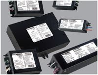 Universal Lighting Technologies' Ballastar light-level switching for T8 lamps (left) switches from full light to 50 percent power using standard wall switches or relays. Osram Sylvania's QUICKTRONIC metal halide ballasts (right) extend lamp life, improves lumen maintenance, and eliminates lamp cycling.