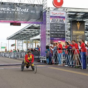 The structures also serve as event spaces, with supporting elements also used for signage. 