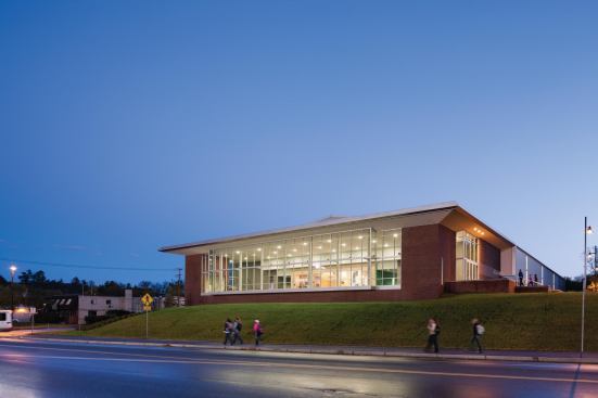 Plymouth State University Ice Arena and Welcome Center, designed by Sasaki.