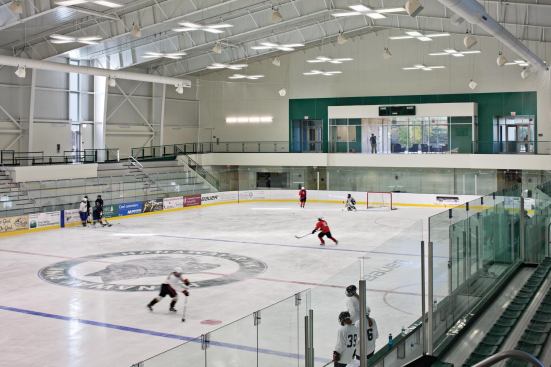 Plymouth State University Ice Arena and Welcome Center, designed by Sasaki.