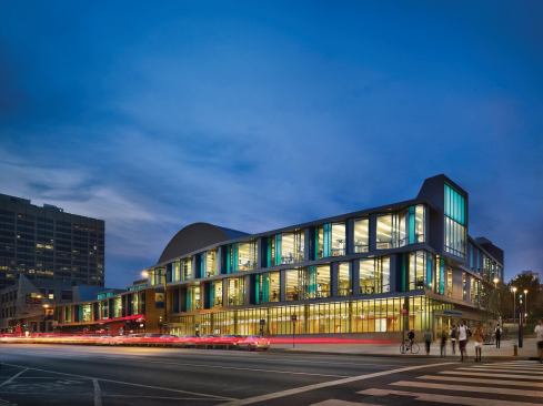 Drexel University's Recreation Center, designed by Sasaki.