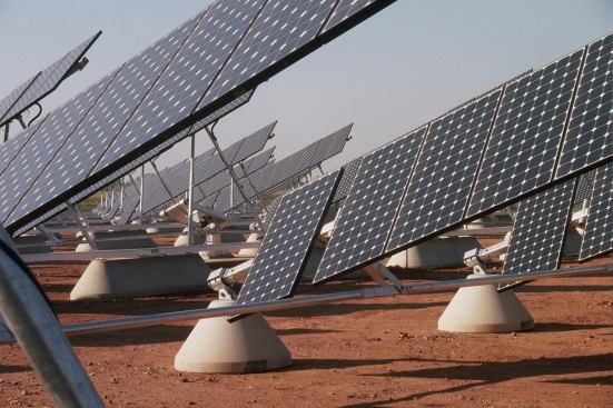 UC Merced’s 1-megawatt solar array produces half of the campus’s electricity when the sun is shining. The campus goal is to be net-zero energy, zero waste and net-zero emissions by 2020.
