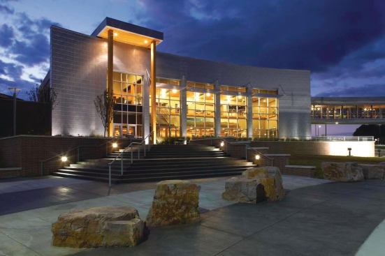 South Dakota Public Universities and Research Center

Architect: TSP, Sioux Falls.

Completion: 2009.

Brief: 263-acre campus 10-year build-out plan starts with this 60,000-s.f. educational building and the 21,000-s.f. Graduate Education and Applied Research Center; winner, AIA South Dakota 2009 Honor Award.