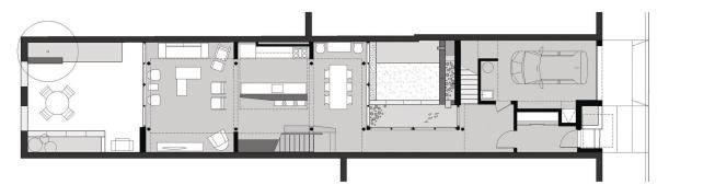 The home's first floor.