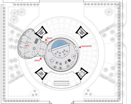 Exhibition/art installation venue plan