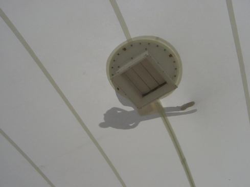 Inflatable systems concept: Air seal and inflation tube connection.