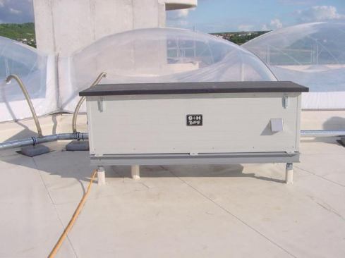 Inflatable systems concept: Roof-mounted inflation equipment.