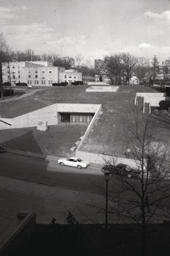 The Cornell University bookstore, designed by Earl R. Flansburgh & Associates and the winner of a 1969 P/A Award.