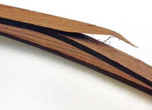 Tests of various regional wood species—including white ash and white cedar—and samples of wood species from further afield, suggested that white oak was the best option for creating the arcing wishbone structural system because of its superior flexibility and weather resistance. But this realization did not come without several failures along the way. Even after white oak was selected, the team continued to move back and forth between digital parametric models and physical models, using the breaking point of the wood to help develop the extent of the curve for the arched structural members.