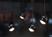 Tobias Grau's pendant fixture Falling Star explores the mechanics of a luminaire with its ball-joint design.