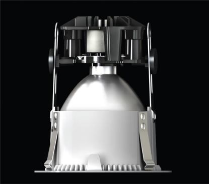 The wallwash version of the NanoLumen comes with a diamond-faceted reflector and a low-iron, triple-textured lens to achieve maximum uniformity. 
