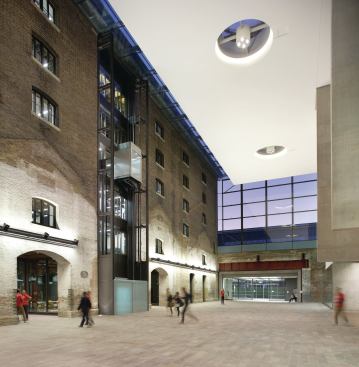 Light is the singular element that unites the campus of the University of the Arts in London, as it marries historic architecture and contemporary structures. 