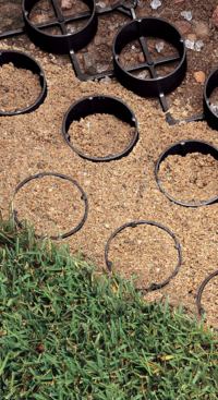 Green and sustainable products come in many forms and exist for every part of a building: inside, outside, and within the ceilings, floors, and walls. 

PRODUCT: Grasspave2

WHAT IT IS: Grass porous paving system

ENVIRONMENTAL ASPECTS: 100 percent recycled plastic; heat-island and stormwater-runoff mitigation; hydrocarbon filtering; groundwater recharge