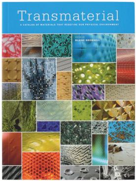 Despite its bright cover, high-quality paper, and four-color printing, Transmaterial is not your typical architectural book. 