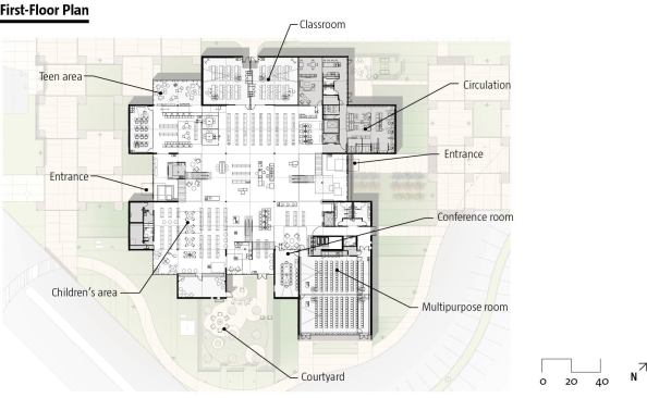 First-floor plan.