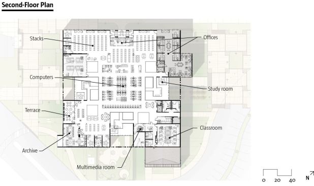 Second-floor plan.