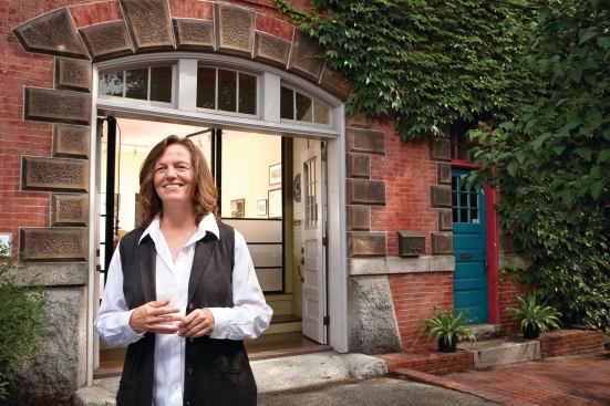 Architect Carol De Tine, AIA, at her Portland, Maine, studio.