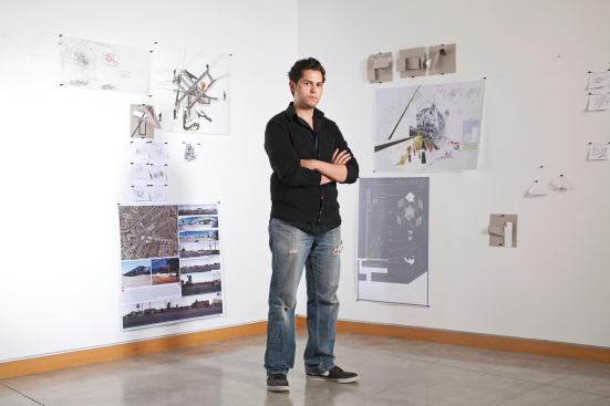 Jonathan Garcia, 21



Fourth-year B.Arch.

 Garcia was born in Mexico City and immigrated to Los Angeles at the age of 5. He says of Woodbury's School of Architecture: "There's not a style or restrictions that we're imposed with." He plans to attend graduate school and then set up an interdisciplinary design studio in Latin America.
