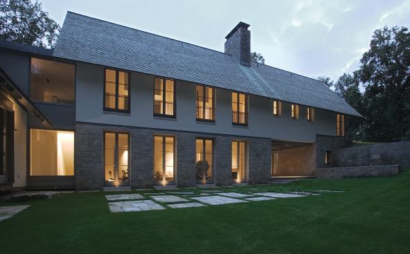 2007 RADA  Mianus River Residence, Stamford, Conn.  Merit Award / Custom, More Than 3,500 Square Feet   The home’s back side has river views.
