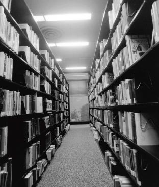 Perimeter stacks near windows and direct sunlight may harm book collections.