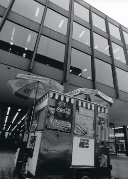 Pedestrian life has thankfully begun to return to the MLK Library's neighborhood.
