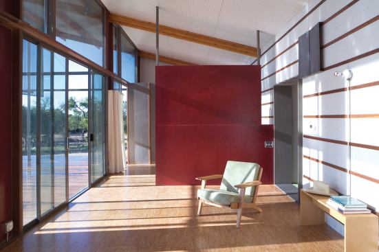 2007 RADA renovation / merit  freezer panel walkout, eulogy, texas  principal in charge: Dan Shipley, FAIA, Shipley Architects; project designer: Brian Burger, Shipley Architects; general contractors: Shipley Architects and Mark Huss, Eulogy